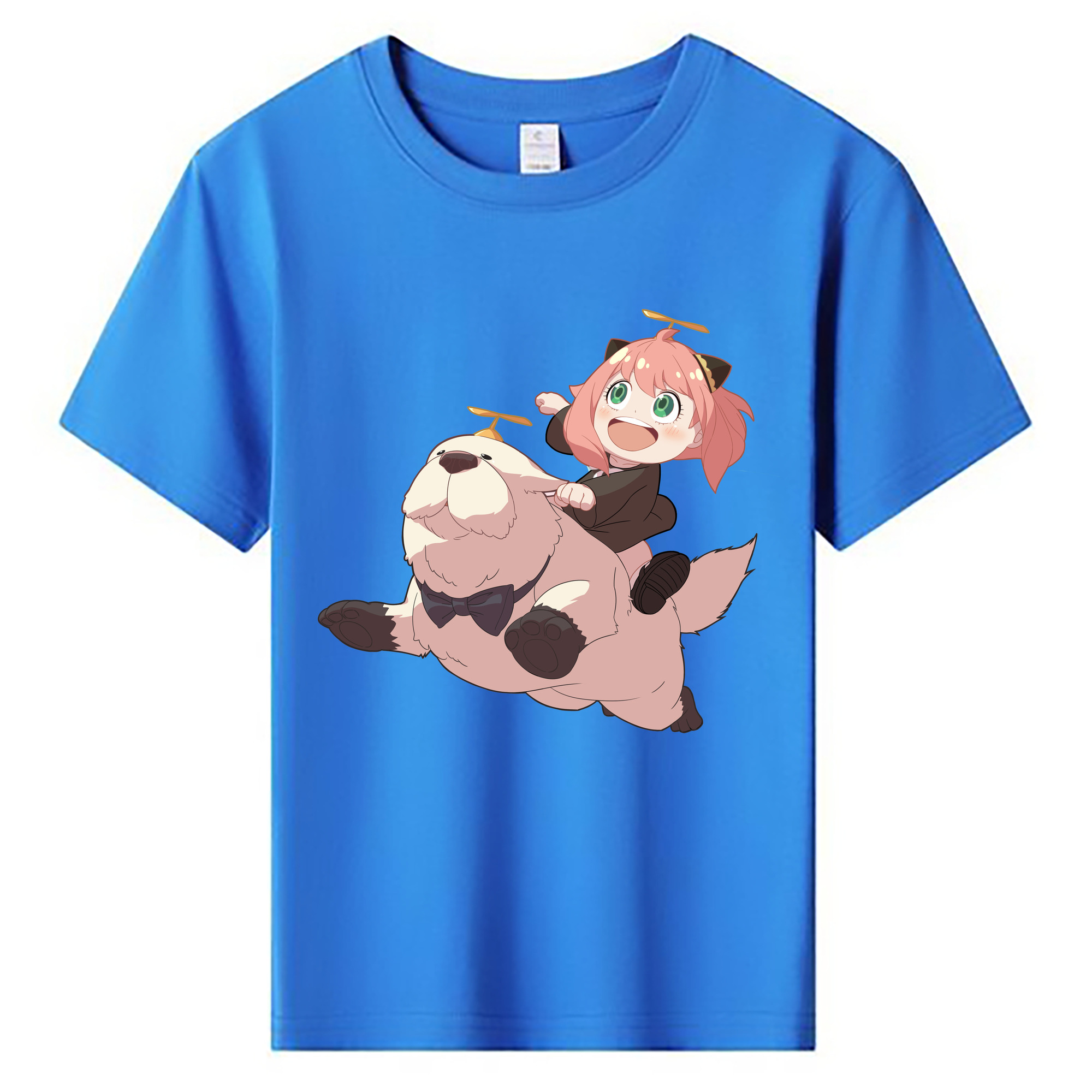 （画像用） SPY×FAMILY间谍家家酒 綿100％キッズTシャツ（フロントプリント）